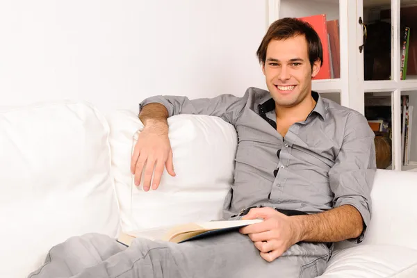 Portrait of a student at home — Stock Photo, Image