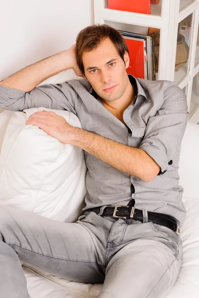 Portrait of young man relaxing — Stock Photo, Image