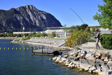 Bissone - Lugano Lake clipart