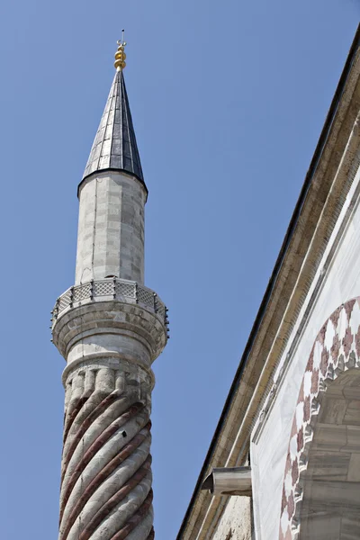 One of the minarets of Uc Serefeli Mosque, Edirne, Turkey — Stock Photo, Image