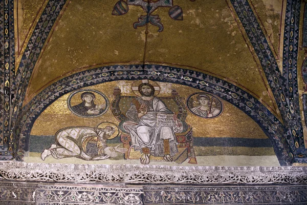 Vi. leon mosaik, aya sofya moschee (hagia sophia), istanbul turke — Stockfoto