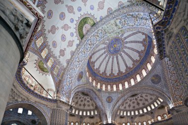 sultanahmet Camii'nin iç görünüm