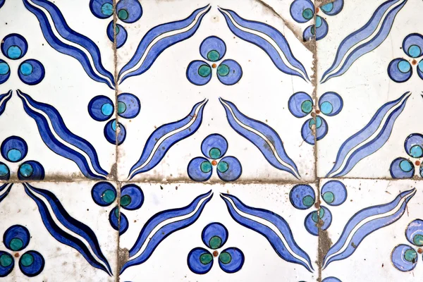 Wandtegels in sultanahmet moskee — Stockfoto