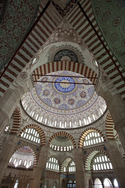 Vista interior da Mesquita Selimiye — Fotografia de Stock