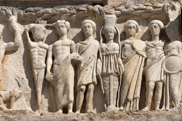 Умерший из храма Адриана в Эфесе — стоковое фото