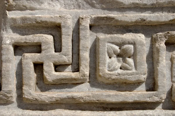 Умерший из храма Адриана в Эфесе — стоковое фото