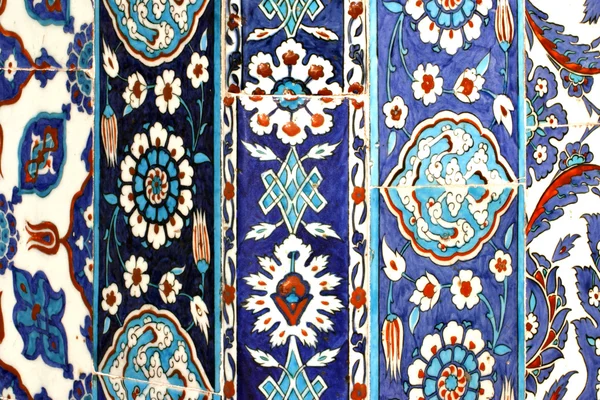 土耳其的瓷砖，泰姆好好清真寺 — 图库照片