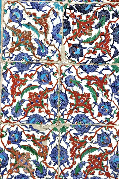 土耳其的瓷砖，禁苏丹清真寺 — 图库照片
