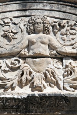 Medusa ayrıntı hadrian Tapınağı, Efes