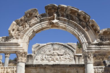 Hadrian's Temple, Ephesus, Izmir, Turkey clipart