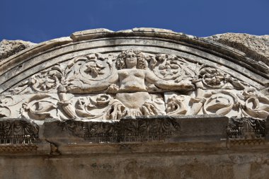 ayrıntı hadrian Tapınağı, Efes, Türkiye'nin