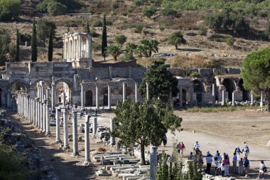 The library of Celsus, Ephesus, Izmir, Turkey clipart