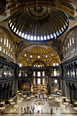 Ayasofya'nın iç görünüm sophia