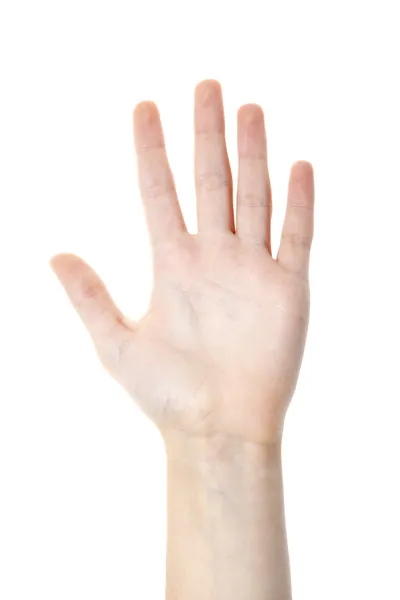 Handflatsidan av hand — Stockfoto
