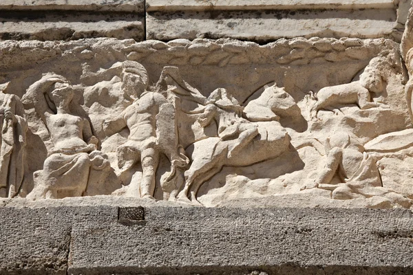 Deail aus hadrischen Tempel, Ephesus — Stockfoto