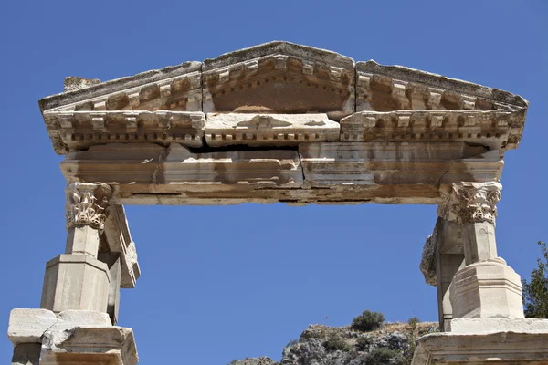 De fontein van traianus, Efeze — Stockfoto