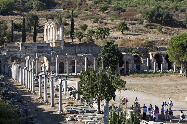 The library of Celsus, Ephesus, Izmir, Turkey — Stock Photo, Image