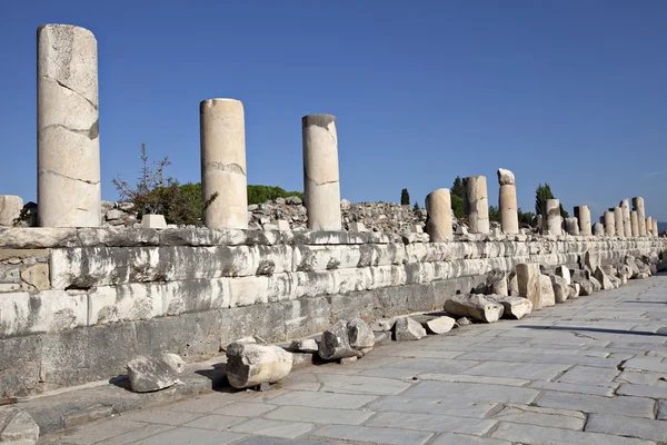 Via del marmo, Efeso, Smirne, Turchia — Foto Stock