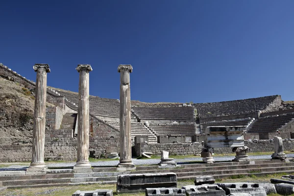 Pergamon ruïnes in bergama — Stockfoto