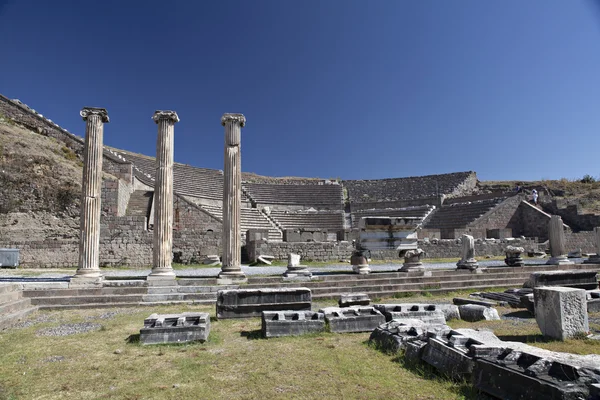 Pergamon ruiner i bergama — Stockfoto