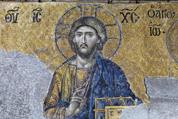 Cristo, il mosaico della Deesi — Foto Stock