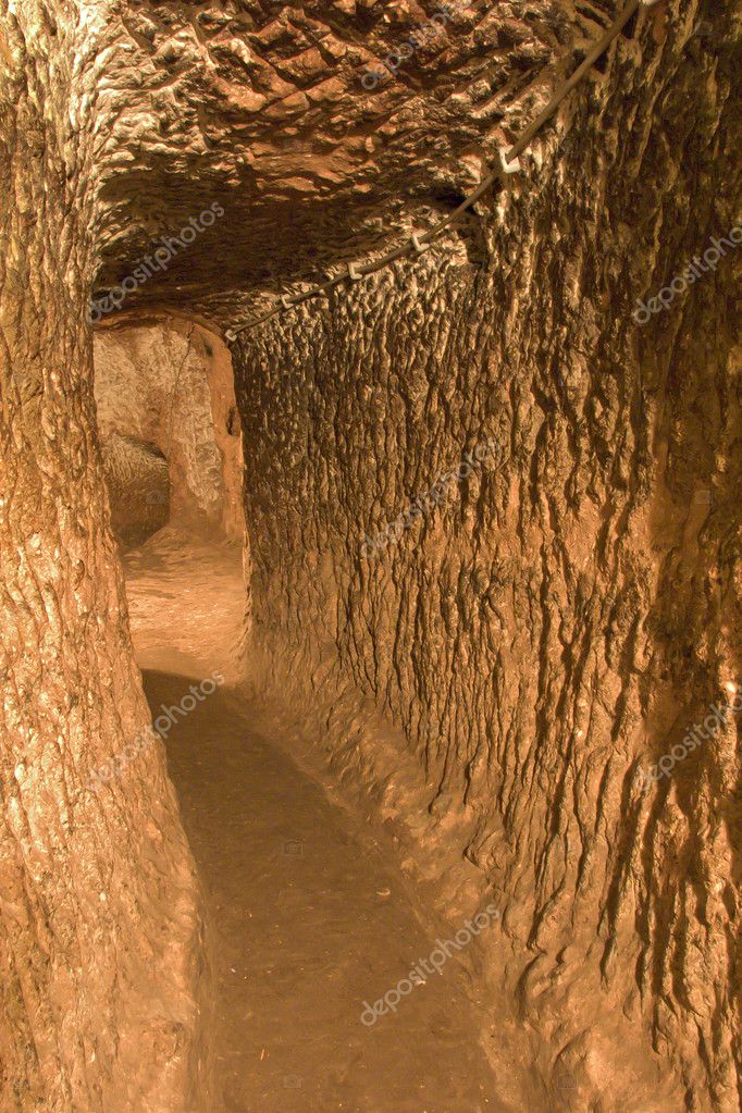 Ciudad subterránea de Ozkonak fotografía de stock © igercelman