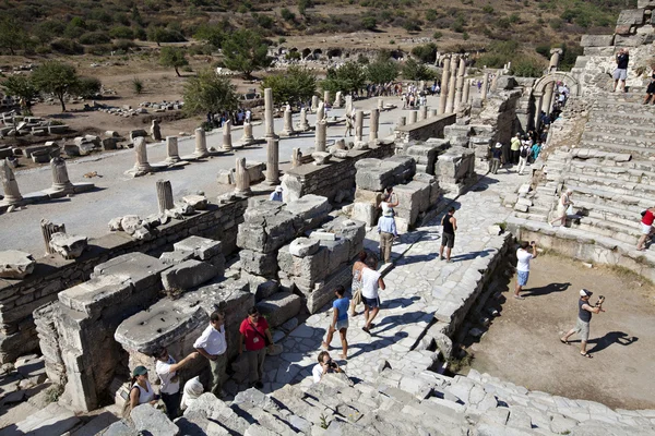 A Odeion, Ephesus, Izmir, Törökország — Stock Fotó