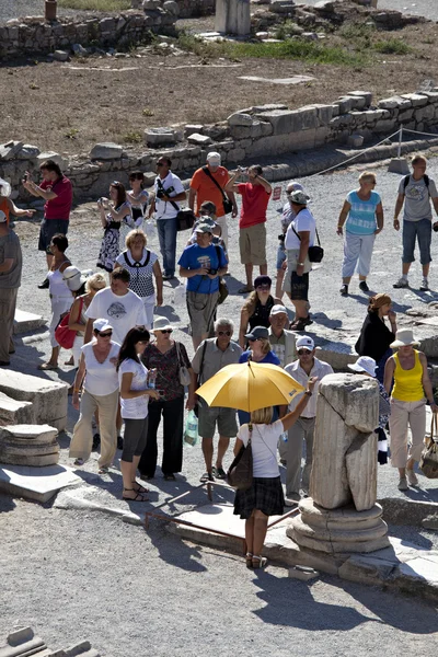 Efes Antik kenti ziyaret — Stok fotoğraf