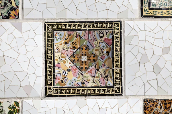 Tiles Parc Guell — Stock Photo, Image