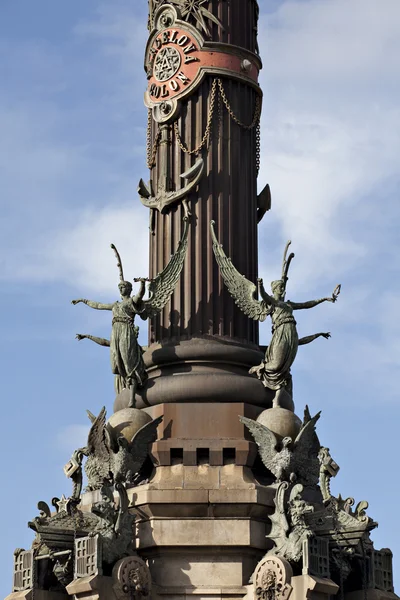 Columbus socha barcelona — Stock fotografie
