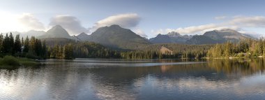 Vysoke Tatry, High Tatras - Slovakia panorama clipart