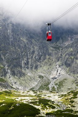 Cable car in Slovakia, High Tatras clipart