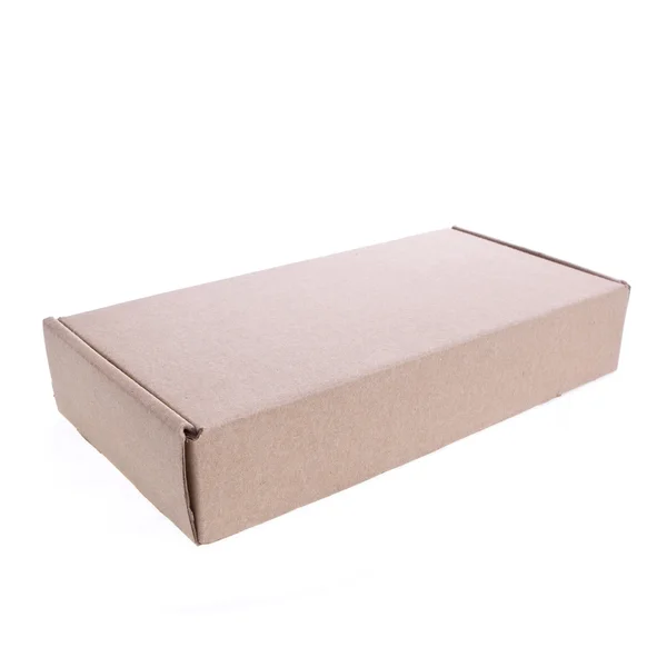 Empty close paper box — Stock Photo, Image