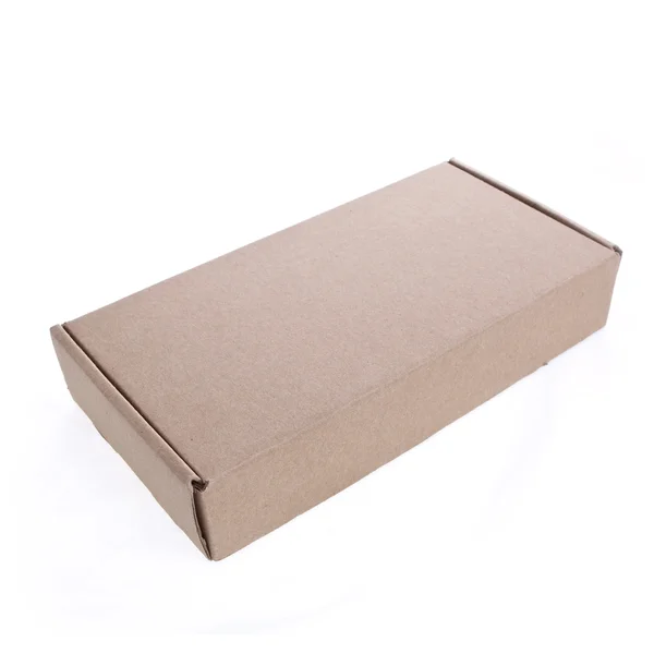 Empty close paper box — Stock Photo, Image