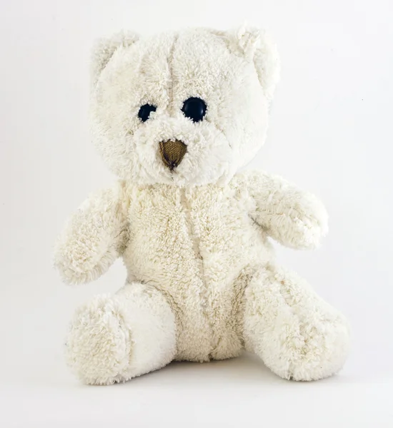 Teddybär auf neutralem Hintergrund — Stockfoto