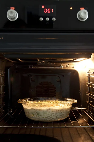 stock image Baked pasta with broccoli