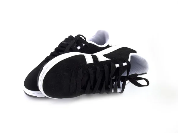 Fekete-fehér cipő — Stock Fotó