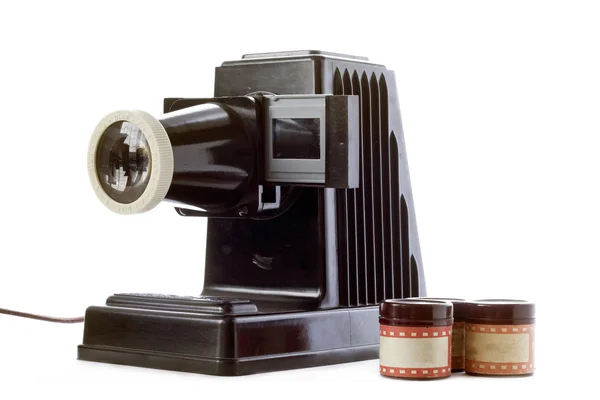 Antiguo proyector vintage sobre fondo blanco —  Fotos de Stock