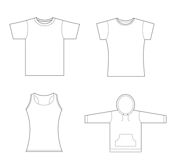T-shirt, modello felpa — Foto Stock