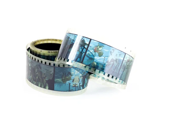Tira de película ondulada colorido — Foto de Stock