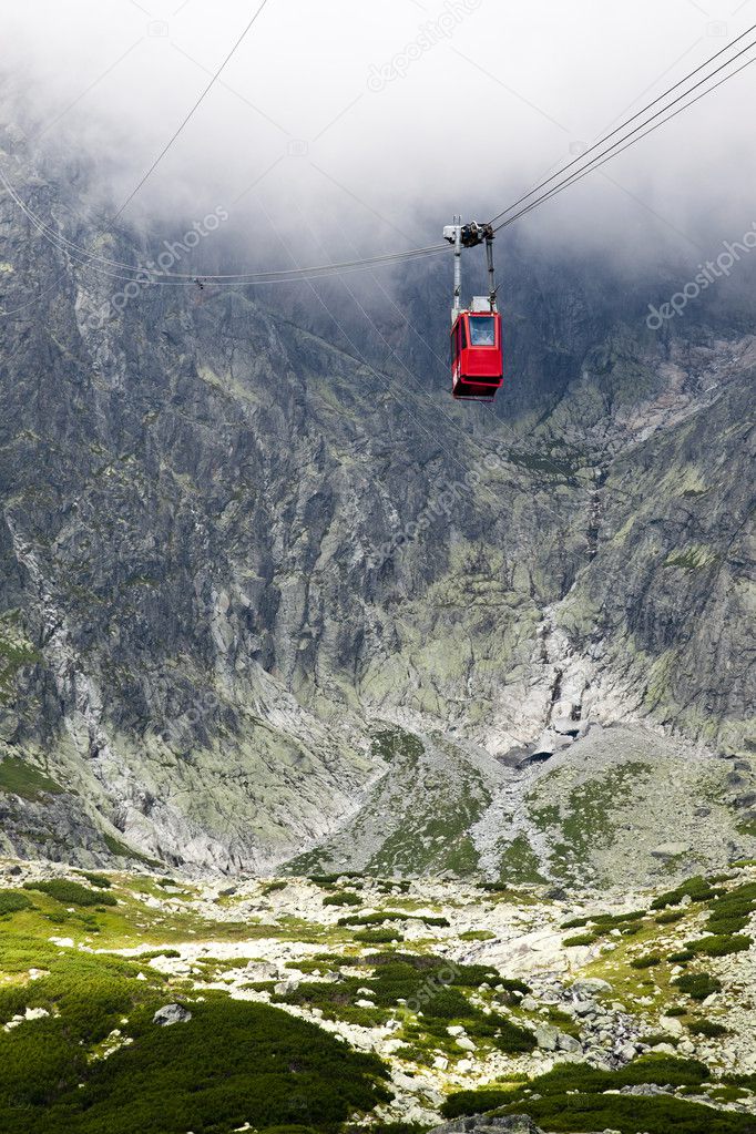 Cable car in Slovakia, High Tatras