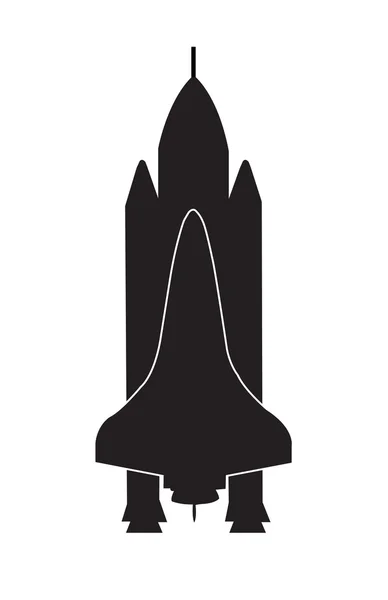 stock vector Llustration of a space shuttle