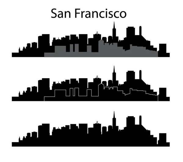 stock vector San Francisco silhouette