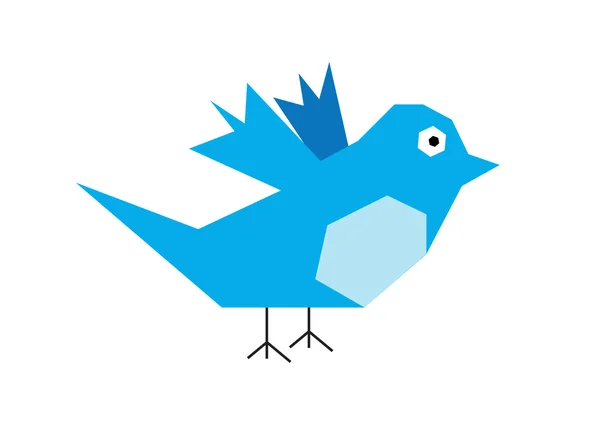 Twitter pták — Stockový vektor