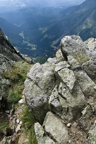 Panorama de The Krkonose Mts. Parque Nacional República Checa — Fotografia de Stock