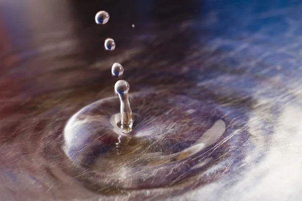 Splash of water drops — Stock Photo, Image
