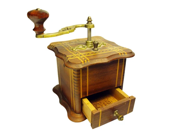 Wood coffee-grinder — Stock Photo, Image