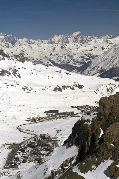 Kayak Merkezi Tignes — Stok fotoğraf