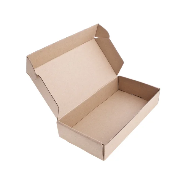 stock image Empty open paper box