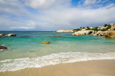 Görünüm kayalar Beach Güney Afrika